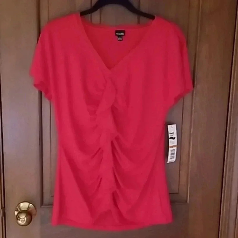 Rafaella rouched t shirt